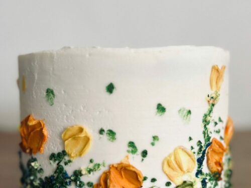 Floral Design Cake