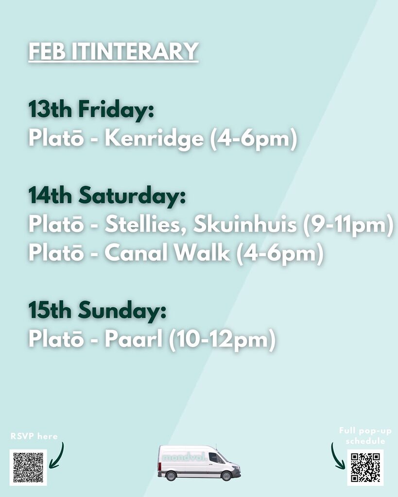 Plato x mondvol RoadTRIP pop-ups - FEB 1