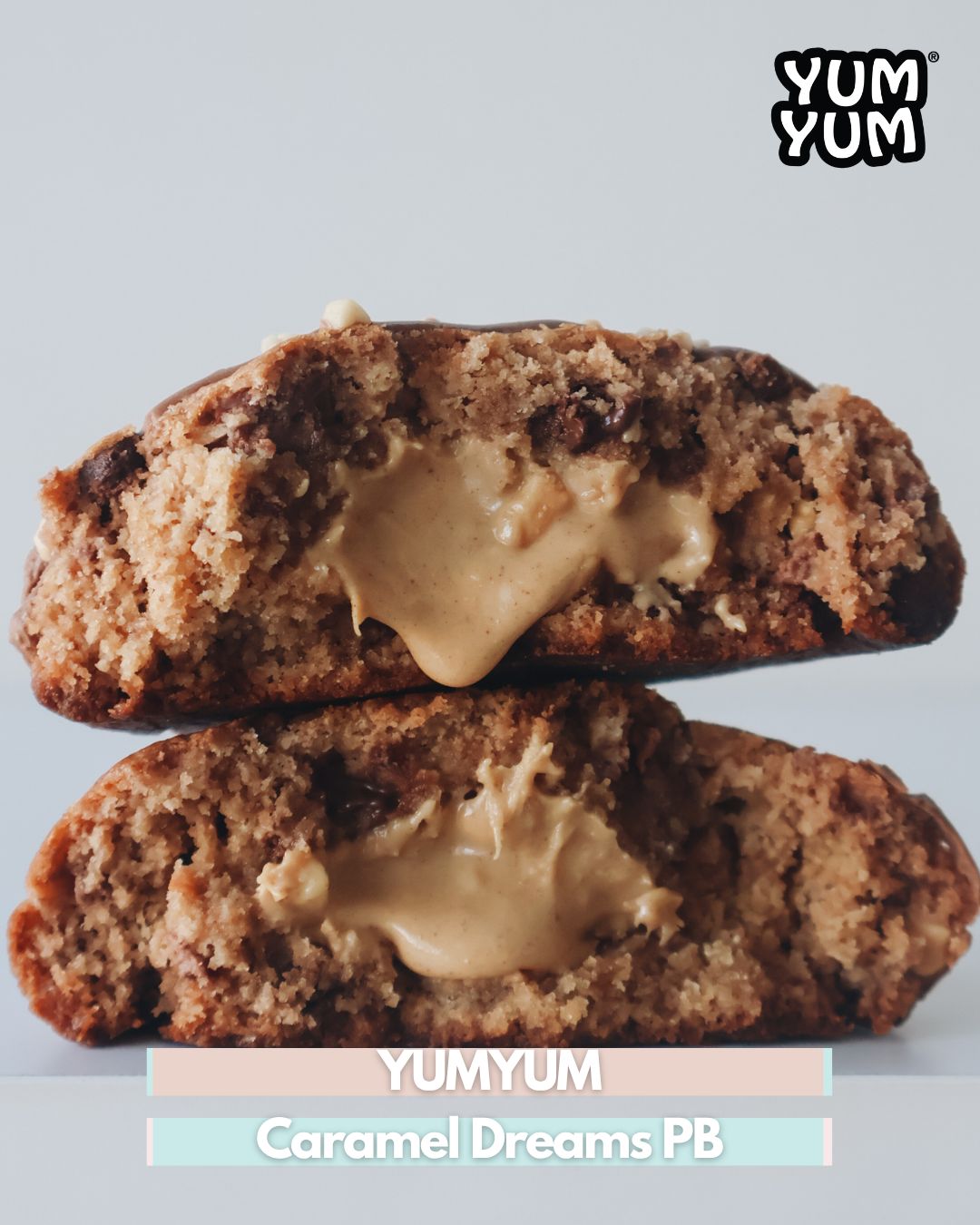 Yum Yum Caramel Dreams PB Cookies